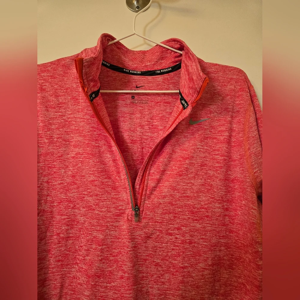 Nike Running Pink Quarter-Zip‎ Pullover